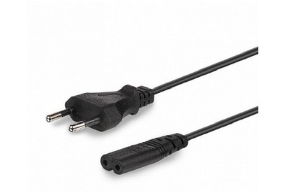 GEMBIRD/Cablexpert (00894) PC184/21.8М, 1.8м, CEE 7/16  C7, 2pin, 2.5А, черный (5)