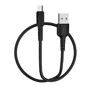BOROFONE (6957531099499) BX16 USB (m)microUSB (m) 1м 2.0A силикон черный