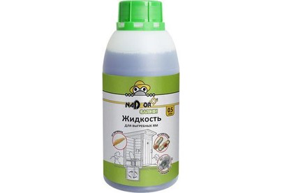 NADZOR Жидкий концентрат для выгребной ямы и дачных туалетов, 0.5 л, Garden BIOWC2