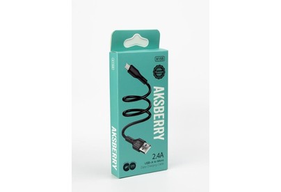 AKSBERRY (6972969383217) X155 для MicroUSB 1м 2.4A черный