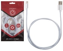 ENERGY Кабель ET01 USB/TypeC, цвет серебро (006372) ENERGY Кабель ET01 USB/TypeC, цвет серебро (006372)
