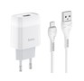 HOCO (6931474713001) C72A 1USB 2.4A MICRO USB 1м белый