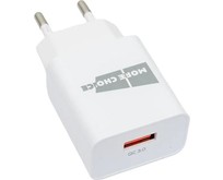 MORE CHOICE (4627151195285) NC52QCm 1USB 3.0A QC3.0 для micro USB быстрая зарядка White MORE CHOICE (4627151195285) NC52QCm 1USB 3.0A QC3.0 для micro USB быстрая зарядка White