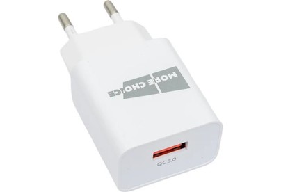 MORE CHOICE (4627151195285) NC52QCm 1USB 3.0A QC3.0 для micro USB быстрая зарядка White