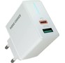 MORE CHOICE (4610196408649) NC61 СЗУ 1USB+1USBC 3.0A PD 20W+QC3.0 быстрая зарядка White