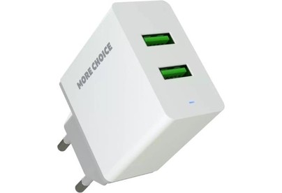 MORE CHOICE (4610196409004) NC11 СЗУ 2USB 2.4A White White