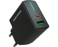 MORE CHOICE (4610196409943) NC61 СЗУ 1USB+1USBC 3.0A PD 20W+QC3.0 быстрая зарядка Black MORE CHOICE (4610196409943) NC61 СЗУ 1USB+1USBC 3.0A PD 20W+QC3.0 быстрая зарядка Black