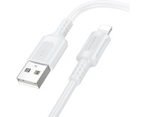 BOROFONE (6941991116346) BX112 2.4A PD 27W USBLightning 8 Pin 1 m белый