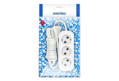 SMARTBUY (SBE1031.5N) 3 гнз х 1,5 м (10А/2.2кВт, ПВС 2х1.0)