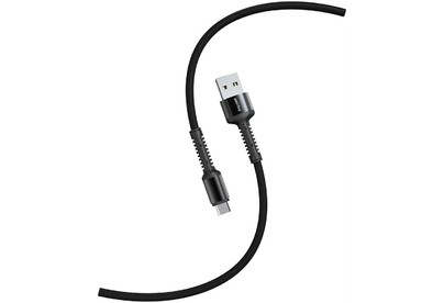 SMARTBUY (iK12S26b) S26 MicroUSB черный.,3 А,QC,нейл.,1м
