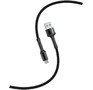 SMARTBUY (iK12S26b) S26 MicroUSB черный.,3 А,QC,нейл.,1м