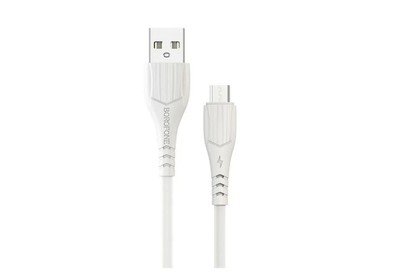 BOROFONE (6931474720887) BX37 USBmicroUSB 2.4A 1M  белый