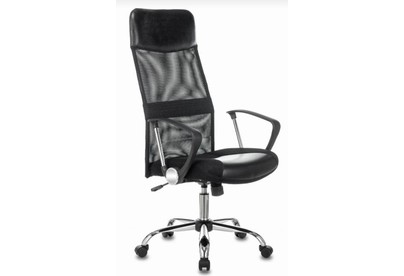 ЯРКРЕСЛА StiKo04/BLACK (НОВ) черный иск.кожа/сетка