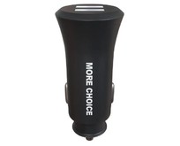 MORE CHOICE (4627151192086) AC23 2USB 2.4A Black MORE CHOICE (4627151192086) AC23 2USB 2.4A Black