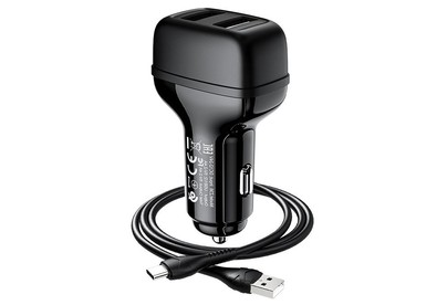HOCO (6931474727718) Z36 Leader dual port черный