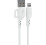 MORE CHOICE (4620202554277) K81i 2м USB 2.4A для Lightning , белый