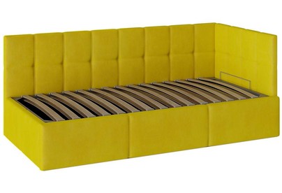 BONMEBEL Оттава Кровать с подъемным механизмом ткань желтая (2 пак.)