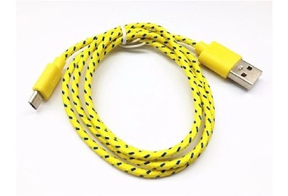 SMARTBUY (iK12n yellow) USB  MICRO USB нейлон 1.м желтый