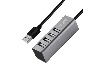 HOCO (6957531038139) HB1 USBхаб 4хUSB  tarnish