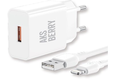 AKSBERRY (6972969383064) T42 QC30 + кабель (белый)