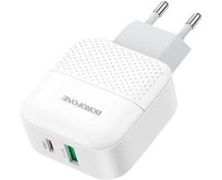BOROFONE (6931474727343) BA46A White СЗУ 1USB 3.0A QC3.0 быстрая зарядка