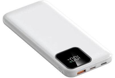 AKSBERRY (6900286030019) E200 Boosti быстрая зарядка PD22.5W/QC22.5W с дисплеем 20000 mAh, белый