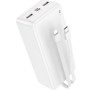 BOROFONE (6941991116469) BJ57B 30000mAh 2USB 2.4A 22,5W+PD 20W , White
