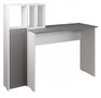 МЕБЕЛЬКОМПЛЕКС ЛАЙТ Стол рабочий комбинированный Белый/Серый шифер