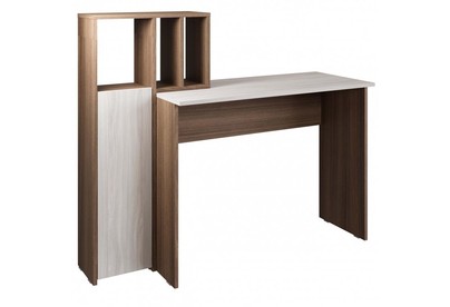 МЕБЕЛЬКОМПЛЕКС ЛАЙТ Стол рабочий комбинированный Шимо темный/Шимо светлый