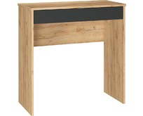 МЕБЕЛЬКОМПЛЕКС РИНО Стол письменный исп.1 Дуб золотой крафт/Антрацит (1 кор.)