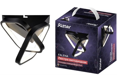 RITTER 51653 2 FALENA 30Вт/2700K/4200K/6400K черный