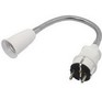 ECOLA APF7NWEAY E27 гибкий 300мм белый