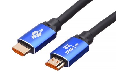 ATCOM (AT8888) HDMI 2м (HIGH speed, Metal gold, в пакете) 8K VER 2.1