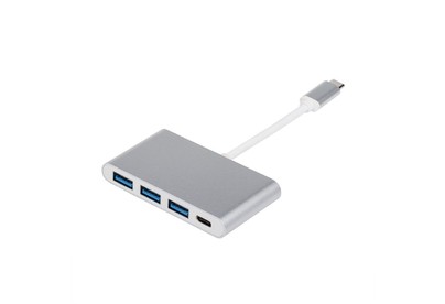 ATCOM (AT2808) Переходник TYPEC 3.1(m)  3xUSB 3.0 (f)+TYPE C(f) 0.10M белый