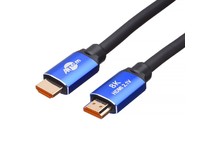 ATCOM (AT8884) Кабель HDMI 2 м (HIGH speed, Metal gold, блистер) 8K VER 2.1