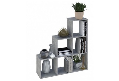 POLINI Стеллаж Polini Home Smart Каскадный 6 секций, бетон