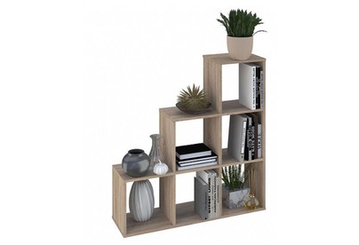 POLINI Стеллаж Polini Home Smart Каскадный 6 секций, дуб (1кор)