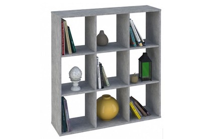 POLINI Стеллаж Polini Home Smart Кубический 9 секции, бетон (1кор)