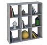 POLINI Стеллаж Polini Home Smart Кубический 9 секции, бетон (1кор)