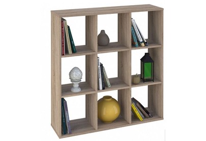 POLINI Стеллаж Polini Home Smart Кубический 9 секции, дуб (1кор)