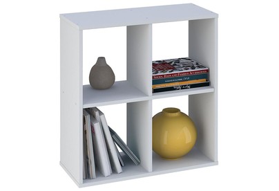 POLINI Стеллаж Polini Home Smart Кубический 4 секции, белый (1кор)