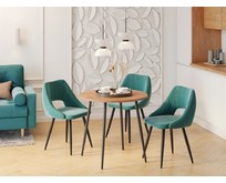 POLINI Стол обеденный Home London дуб крафт золотойчерный (1 кор.) POLINI Стол обеденный Home London дуб крафт золотойчерный (1 кор.)