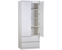 POLINI Шкаф двухсекционный kids Simple 1910 с ящиками белый (2 кор.) POLINI Шкаф двухсекционный kids Simple 1910 с ящиками белый (2 кор.)