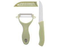 MALLONY Набор кухонный CERAMIC (2 предмета): нож, овощечистка (008662)