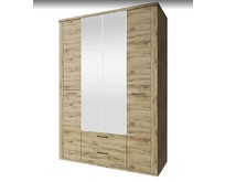 АНРЭКС DOORSET Шкаф 4DG2S Z. Цвет ДУБ НАВАРРА (6 уп)