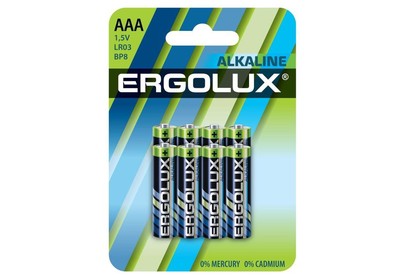 ERGOLUX (14814) Alkaline BL8 LR03