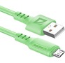 DEFENDER (87108GRN) USB кабель F207 Micro 1м,2.4А,силикон