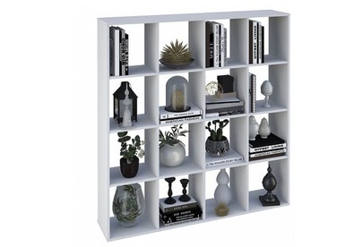 POLINI Стеллаж Polini Home Smart Кубический 16 секций, белый (2кор)