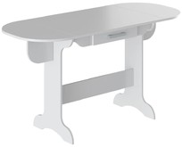 BONMEBEL Дакота Стол обеденный белый (1 пак.)