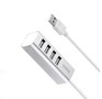 HOCO (6957531038146) HB1 4хUSB серебро